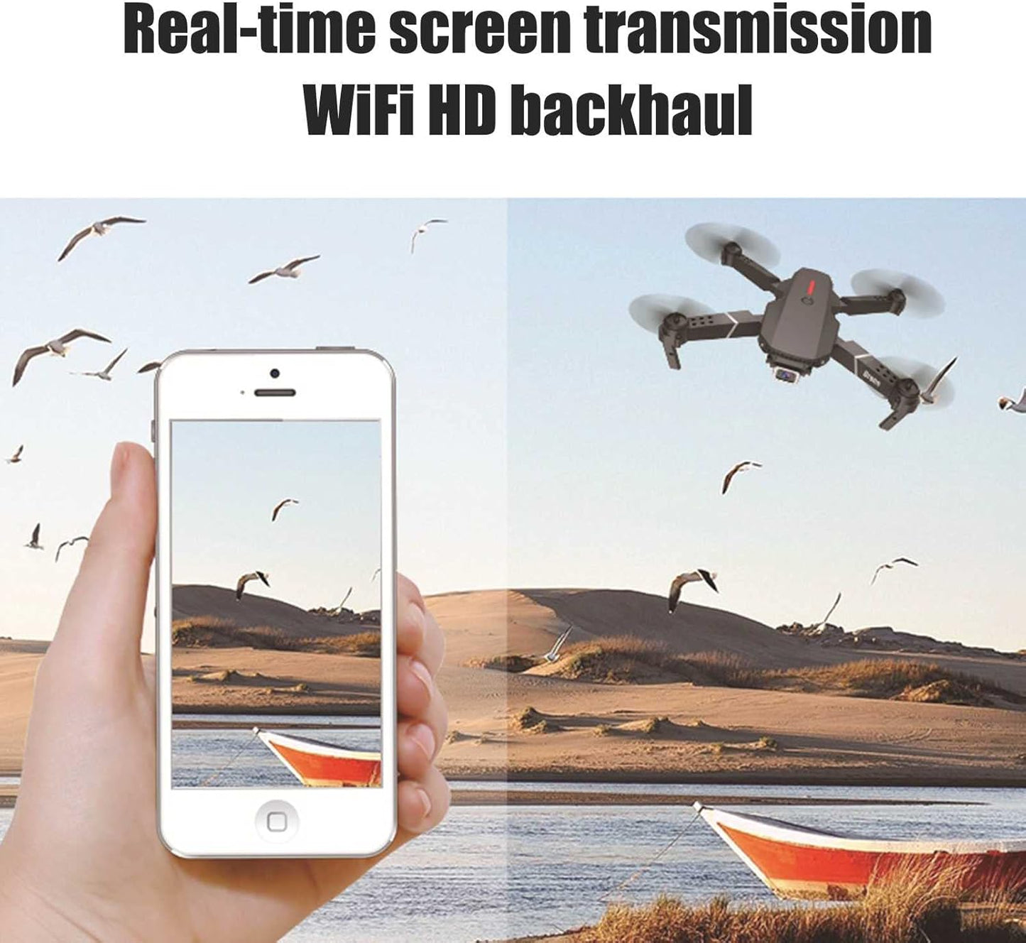 Drone Plegable A15 Pro Doble Cámara 4K WIFI